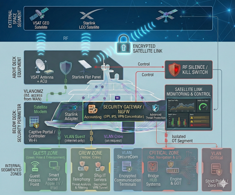 Защита Спутниковой Связи